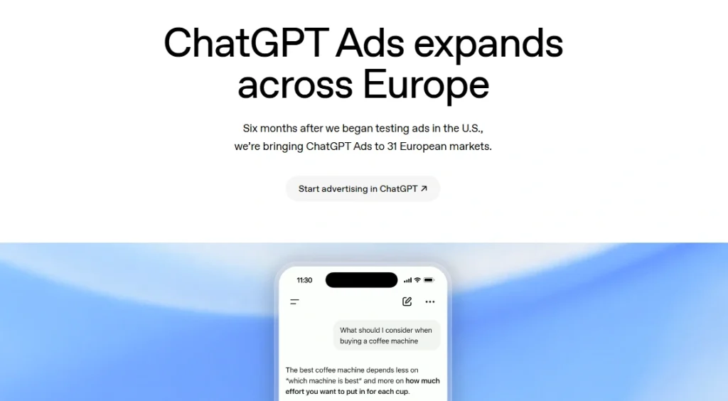 Chatgpt Oglasi V EU
